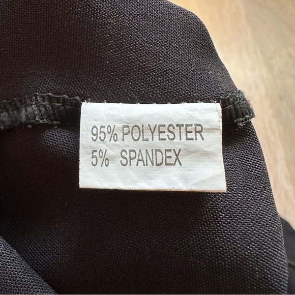 A-Line Black Button-Down Sleeveless Blouse Thin Straps Tank Top - Picture 8 of 10